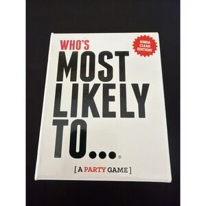 DSS Games Whos Most Likely To Kinda Clean Edition Party Card Game 250 Cards